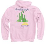 Team Oz 2026, a Light Pink Pullover Hoodie (back-view)
