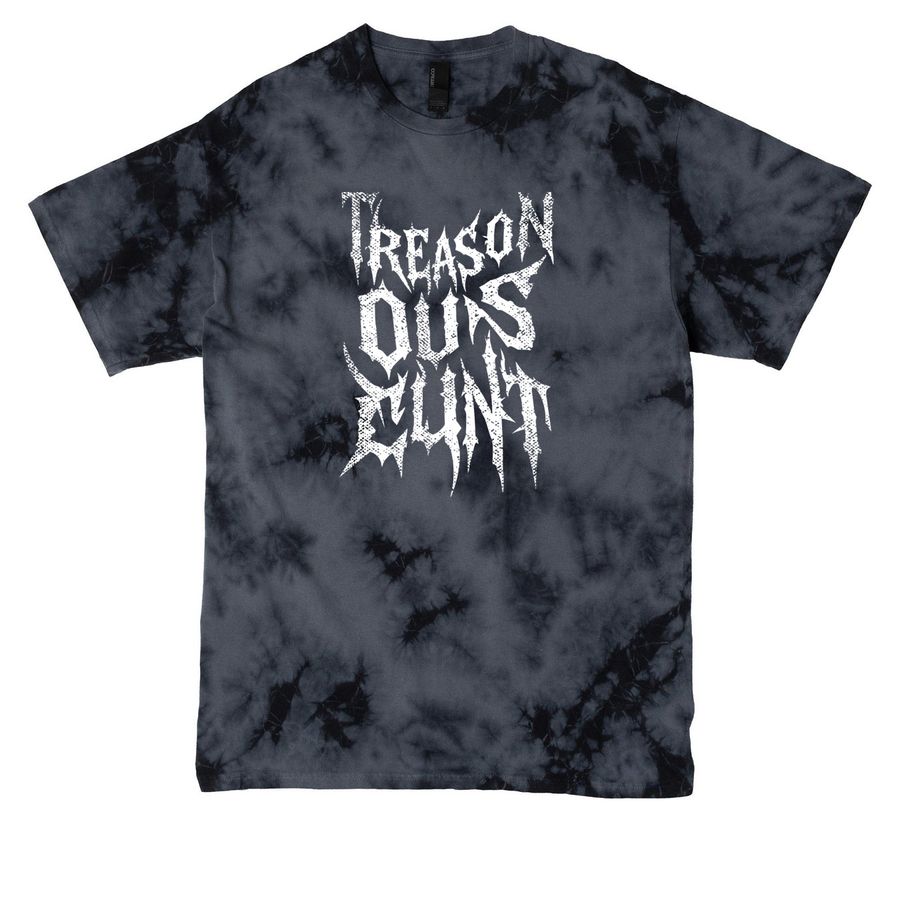 OhThatMomGlow, a Black Crystal Tie Dye Tee