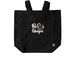 Miracles Happen&nbsp;, a Black Recycled Cotton Tote Bag
