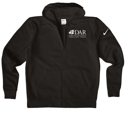 Skydance Logo Items, a Black Nike Women's Club Fleece Zip Up Hoodie
