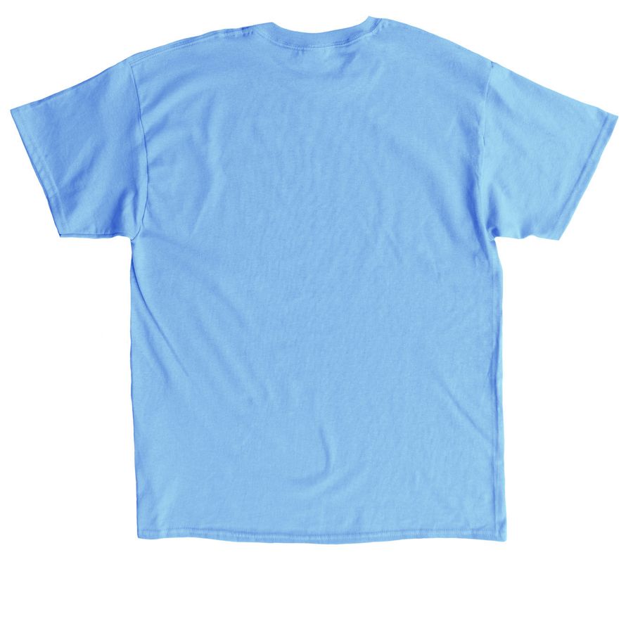 not just good, a Carolina Blue Classic Unisex Tee (back-view)