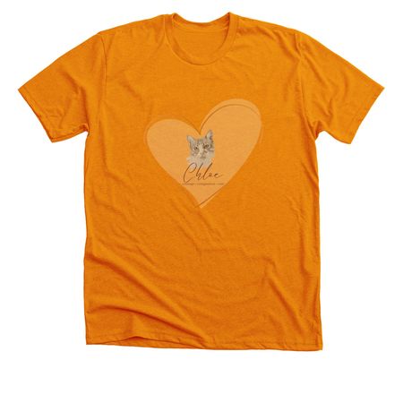 Chloe's Legacy, a Heather Orange Premium Unisex Tee