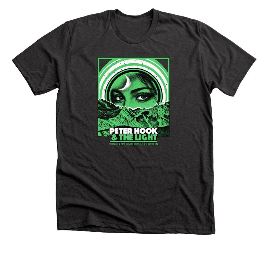 Peter Hook Boston MA Event T Shirt 2026, a Dark Grey Heather Premium Unisex Tee