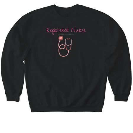 RN merch&nbsp;, a Black Softstyle Crewneck Sweatshirt