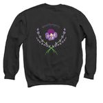 You Are Safe With Me - Pride Month Campaign, a Black Crewneck Sweatshirt (back-view)
