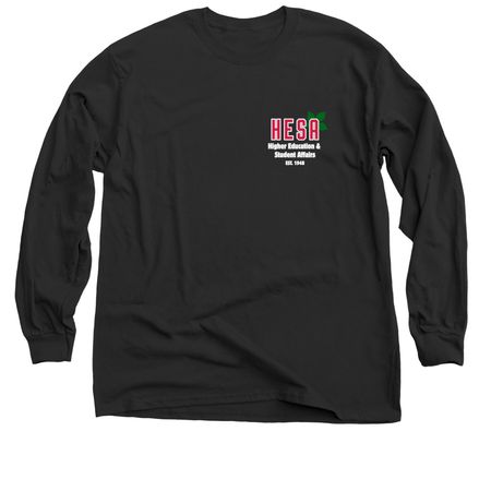 HESA Apparel, a Black Classic Long Sleeve Tee