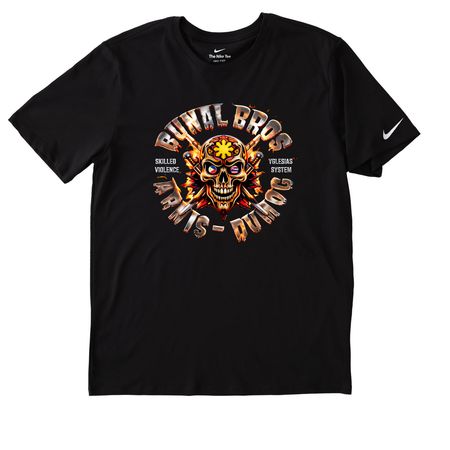 BUNAL BROS Dry Fit, a Black Nike Dri-FIT Jersey Blend Performance Tee