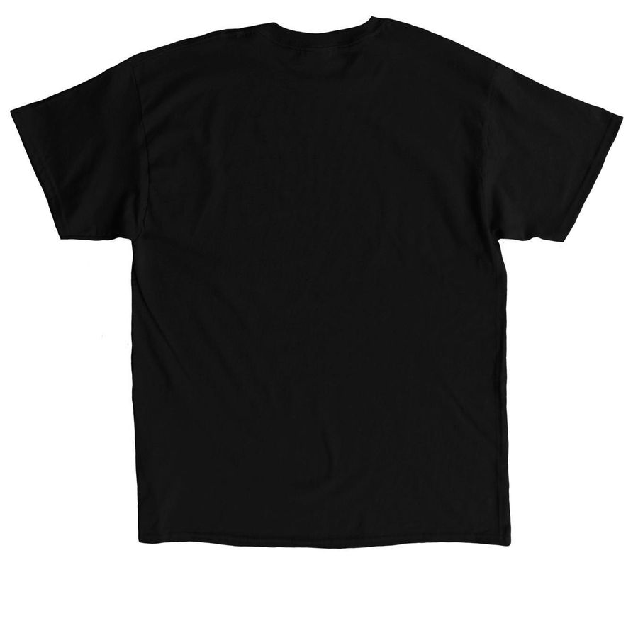 On Sundays we Prey, a Black Classic Unisex Tee (back-view)