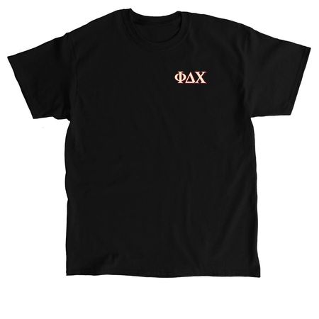 Phi Dex Design 2 - Bats, a Black Classic Unisex Tee