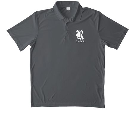 RICE CHEER - NIKE MERCH, a Iron Grey Unisex Performance Polo