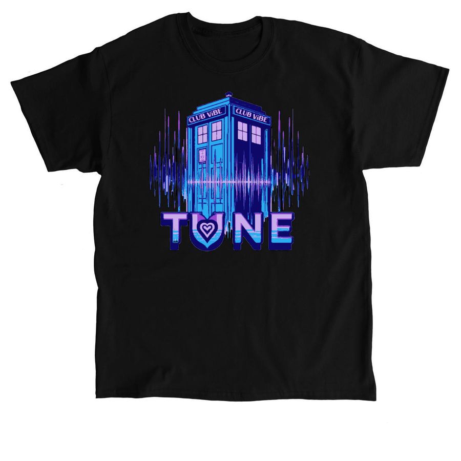 Club ViBE TUNE&nbsp;, a Black Classic Unisex Tee