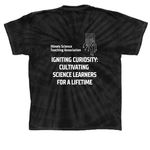 ISTA Conference 2026 Shirt, a Black Classic Tie Dye Tee (back-view)