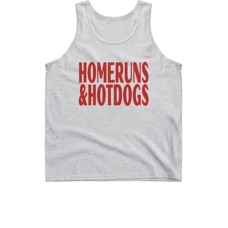Homeruns & Hotdogs, a Sport Grey Classic Unisex Tank Top