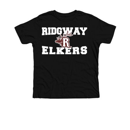 PTO Elker Attire, a Solid Black Blend Premium Youth Tee