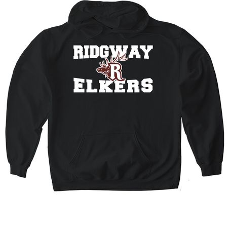 PTO Elker Attire, a Black Gildan Softstyle Pullover Hoodie