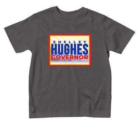 CHOOSE HUGHES Toddler Tops, a Charcoal Toddler Tee
