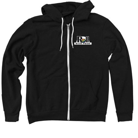 Conference Unleashed 2026 PRIDE Zip-up, a Black Zip Up Hoodie