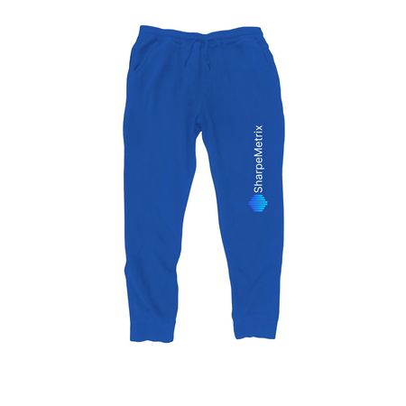 SharpeMetrix Fleece Joggers, a Royal Midweight Fleece Joggers
