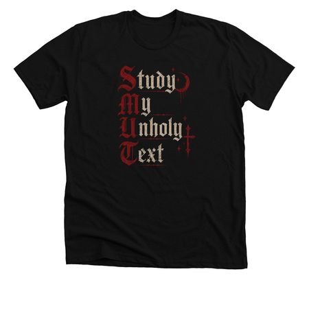 S.M.U.T, a Solid Black Blend Premium Unisex Tee