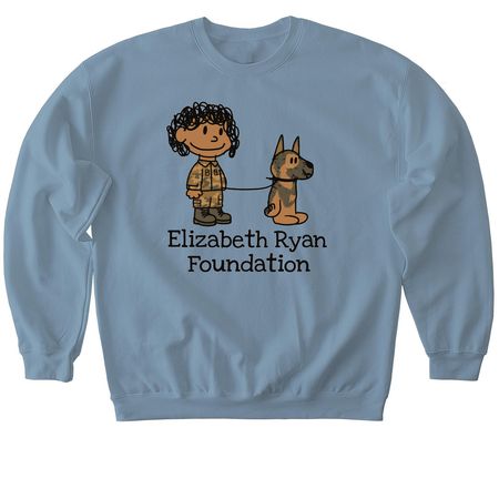 Elizabeth Ryan Foundation, a Stone Blue Softstyle Crewneck Sweatshirt