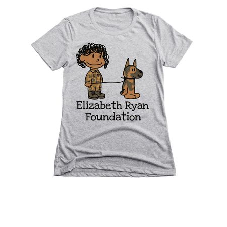 Elizabeth Ryan Foundation, a Dark Heather Grey Women's Slim Fit Tee