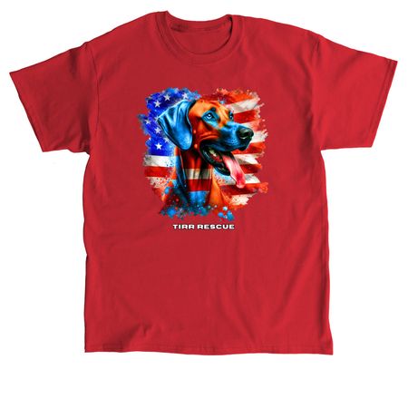 Pawsitively Patriotic!, a Red Classic Unisex Tee