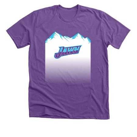 NYC Jawn Jersey Tee (Limited Time Only), a Heather Team Purple Premium Unisex Tee