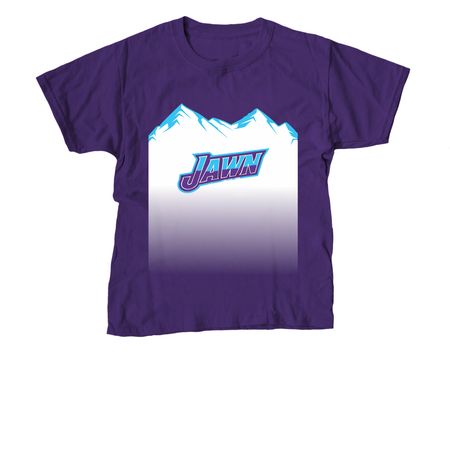 NYC Jawn Jersey Tee (Limited Time Only), a Purple Youth Unisex Tee