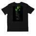 NEW MMH GREEN, a Black Nike Dri-FIT Jersey Blend Performance Tee (back-view)