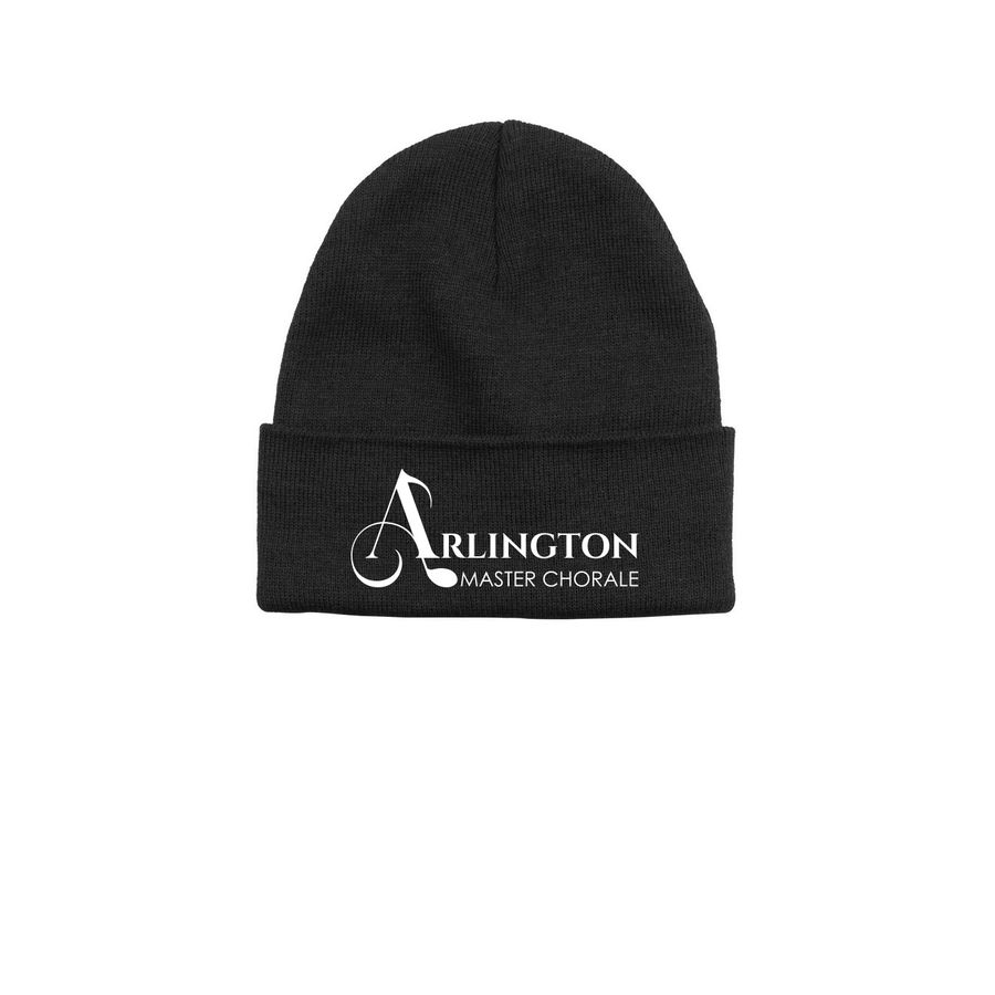 AMC Beanies, a Black Printed Base Camp Beanie