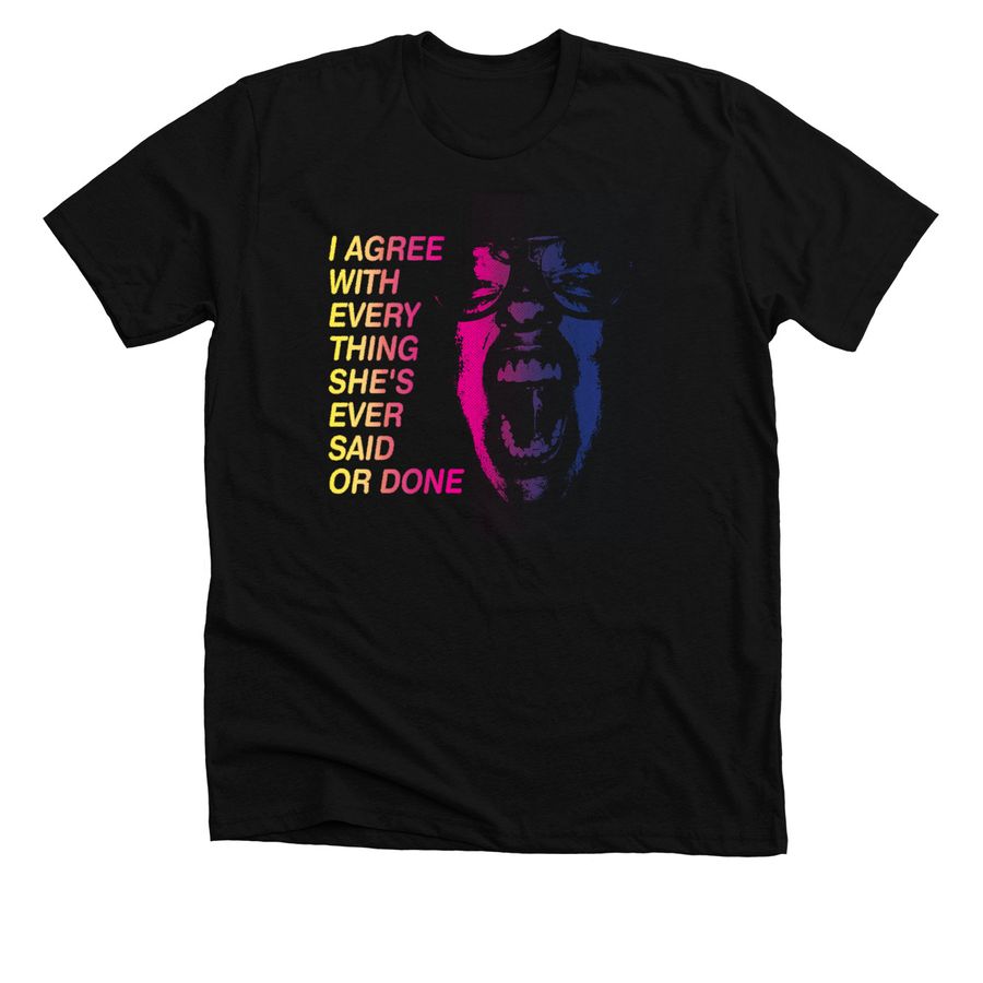 Gren Bee Apologist Shirt, a Solid Black Blend Premium Unisex Tee