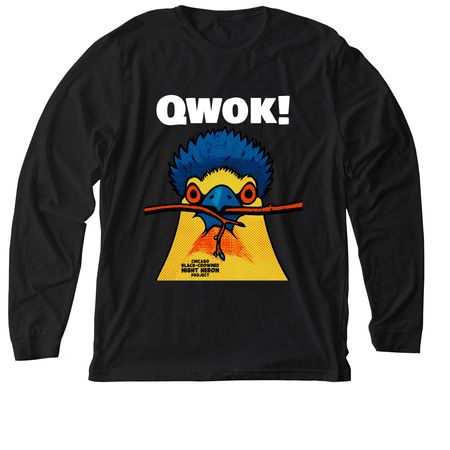 Limited Edition: Show Us Your Qwoks, a Solid Black Blend Premium Long Sleeve Tee