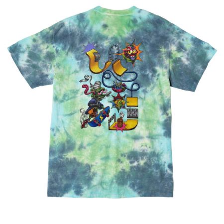 BROKEN BRAIN BONE, a Planet Earth Colorburst Crystal Tie Dye Tee
