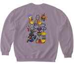 BROKEN BRAIN BONE, a Paragon Softstyle Crewneck Sweatshirt (back-view)