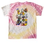 BROKEN BRAIN BONE, a Desert Rose Classic Tie Dye Tee (back-view)