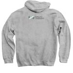 Dagaz Donates, a Sport Grey Pullover Hoodie (back-view)