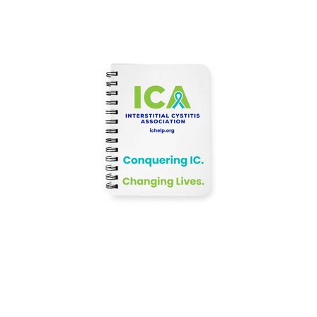ICA Notebook, a White Spiral Notebook