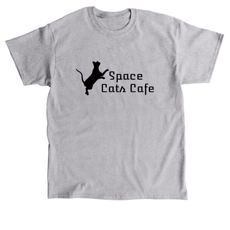 Space Cats Cafe, a Sport Grey Classic Unisex Tee