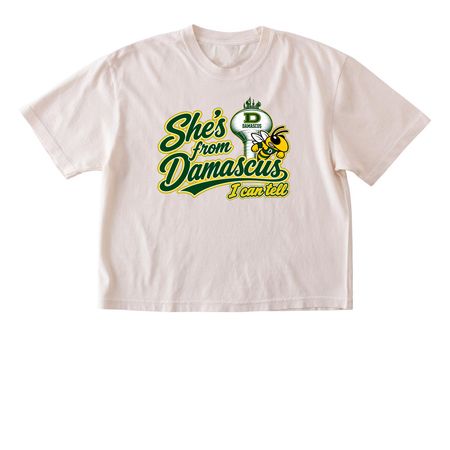 She's from Damascus (regular tees), a Ivory Comfort Colors Boxy Tee