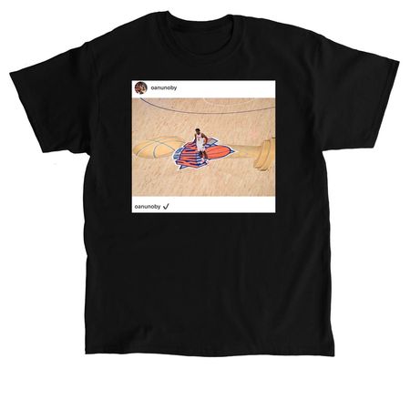 Knicks&nbsp;OG Anunoby&nbsp;Insta, a Black Classic Unisex Tee