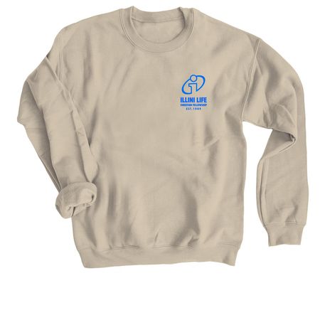Mission-IL 2026 Beige, a Sand Crewneck Sweatshirt