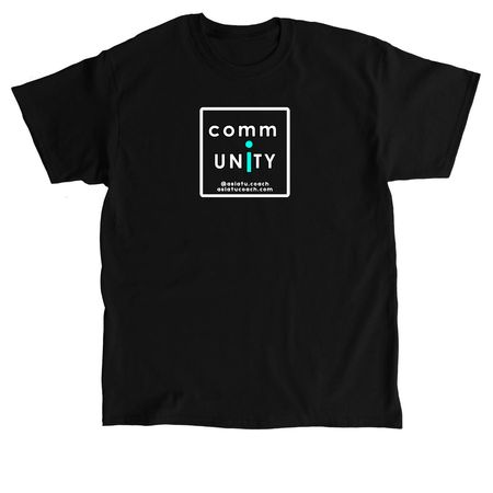 Be commUNiTY.&nbsp;, a Black Classic Unisex Tee
