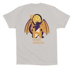 Hope Atlanta X Dragon Con Shirt, a Solid Athletic Grey Premium Cotton Tee (back-view)