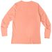 NACA : Women's UV Long Sleeve Tee, a Soft Coral Women's UV Performance Long Sleeve Tee (back-view)