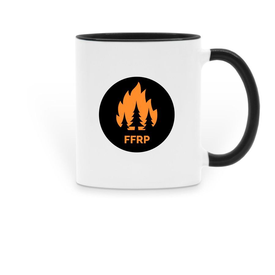 ?Wear the Mission: FFRP Mug, a Black Two-Tone Ceramic Mug