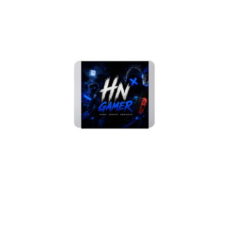 the HN gamer mouse pad, a White Full Color Mouse Pad