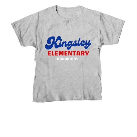 Vintage Kingsley T, a Sport Grey Youth Unisex Tee
