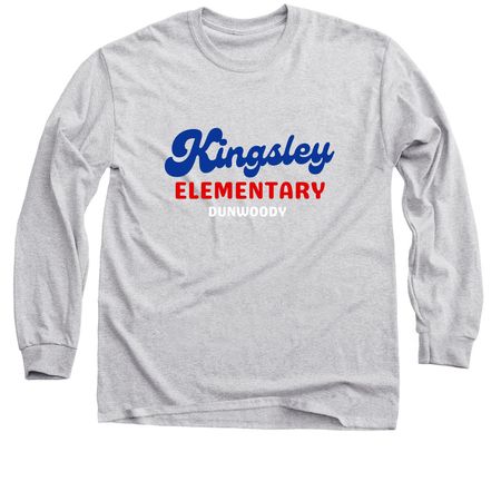 Vintage Kingsley T, a Sport Grey Classic Long Sleeve Tee