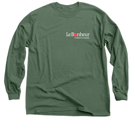 LB Neuro Clinic Pumpkin Run, a Military Green Classic Long Sleeve Tee