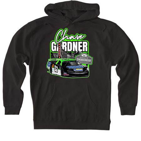 2026 Snohomish Summer, a Black Heavyweight Pullover Hoodie